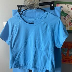 Athleta Blue Athletic Set XL